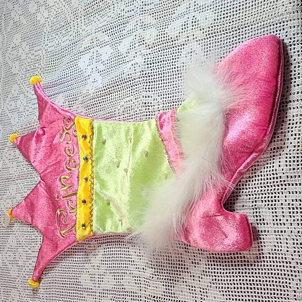 🩶 NWOT Kool Kids Dan Dee 19" Princess Christmas stocking